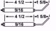 Picture of Crown21187 DUCANE CD 35 - 2 PACK ELECTRODE Replaces Westwood E5-100, E5-100-2pk