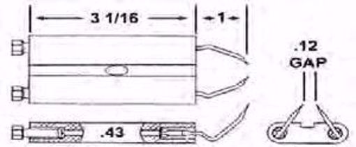 Picture of SINGLE BLOCK ELECTRODES FOR INTERBURNER BURNERS