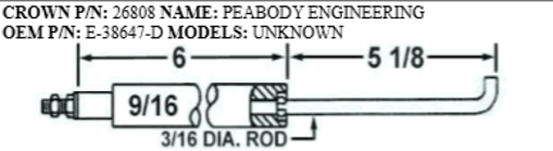 Picture of CROWN PEABODY ENG’G CP 51 ELECTRODE