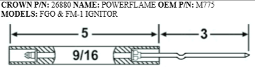 Picture of POWERFLAME ELECTRODE