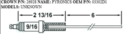 Picture of PYRONICS ELECTRODE