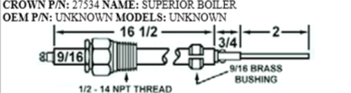 Picture of SUPERIOR BOILER ELECTRODE