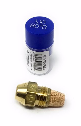 Picture of 00110-80B1 Delavan 1.10 GPH 80° B Solid Cone Oil Burner Nozzle 11080B Solid Cone Nozzle