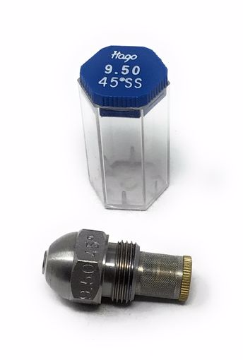 Picture of 030G2112 HAGO 9.50 GPH 45° SS SEMI SOLID NOZZLE (95045SS, 24290, 030G2112)