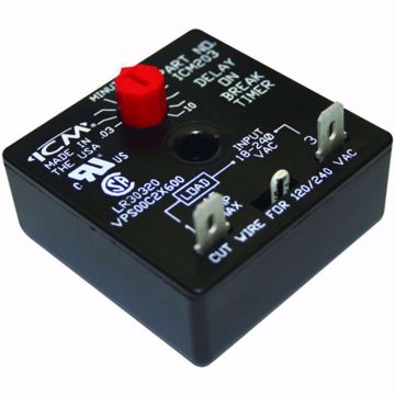 Picture of 203 ICM203 DELAY ON BREAK TIMER WITH .03 - 10 MINUTE ADJUSTABLE
