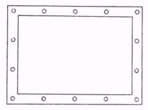 Picture of 9512 LYNN 9512 POUCH GASKET FOR MILLER AND NORDYNE CMF, MOC, MGC