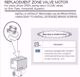 Picture of 802360JA REPLACEMENT ZONE VALVE MOTOR 24V