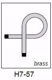 Picture of 1/4”-NPT 90 DEGREE ANGLE STEAM PIG TAIL, BRASS