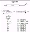 Picture of TYPE 1M ELECTRODE 6 INCH - 2 PACK