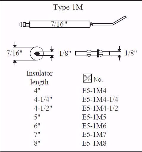 Picture of TYPE 1M ELECTRODE 7 INCH - 2 PACK