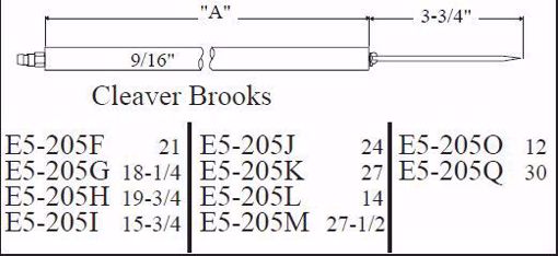 Picture of CLEAVER BROOKS ELECTRODE