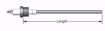 Picture of REPLACEMENT PROBE, 1/2 INCH NPT, 7-1/4 INCH LENGTH