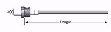 Picture of REPLACEMENT PROBE, 1/2 INCH NPT, 9-1/4 INCH LENGTH