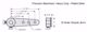 Picture of CRANK ARM, THREE HOLE, 1/2” SHAFT