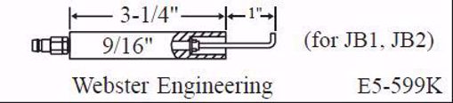 Picture of WEBSTER ENG. ELECTRODE FOR JB1, JB2