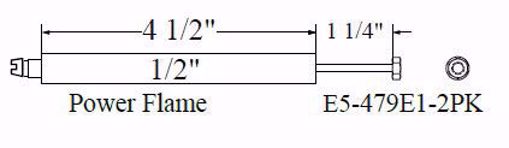 Picture of POWER FLAME ELECTRODE