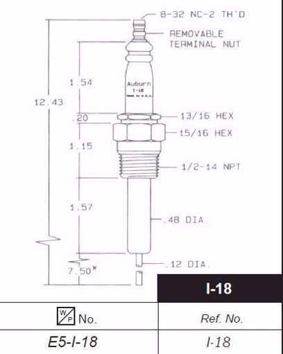 Picture of REF# I-18 AUBURN ELECTRODE