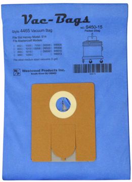 Picture of SOOT VAC BAGS, 5 GAL, STYLE 4465, PKG OF 5