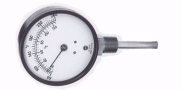 Picture of 1/2” NPT ROUND THERMOMETER