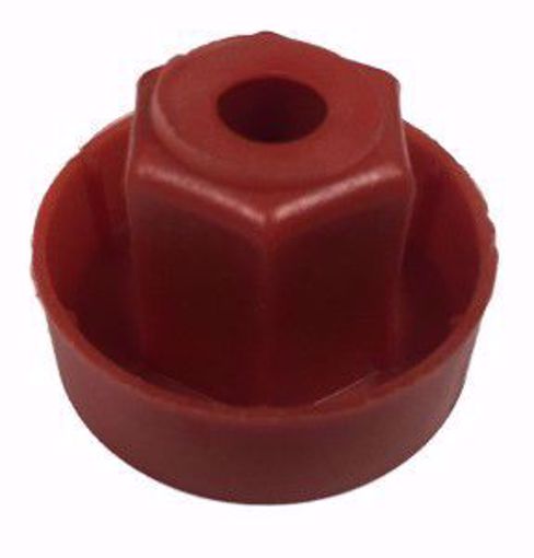 Picture of NYLO-FLEX END PIECE, FOR 5/16IN SHAFT, RED