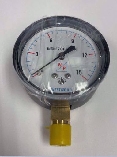 Picture of GAS PRESSURE GAUGE 0-15 INCH W.C. (H20)