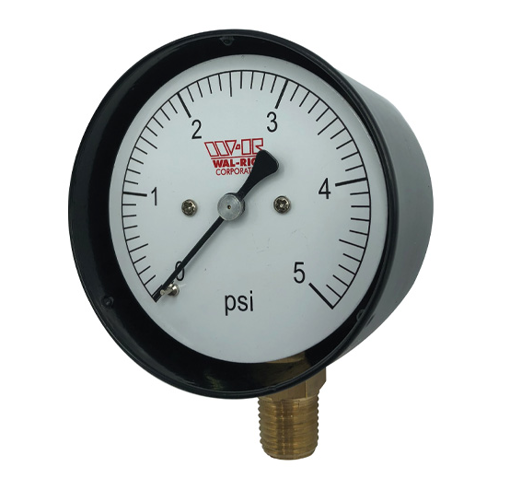 Picture of 1715500 1715500 0-5 PSI DIAPHRAGM GAUGE 2-1/2 X 1/4 BOTTOM MOUNT