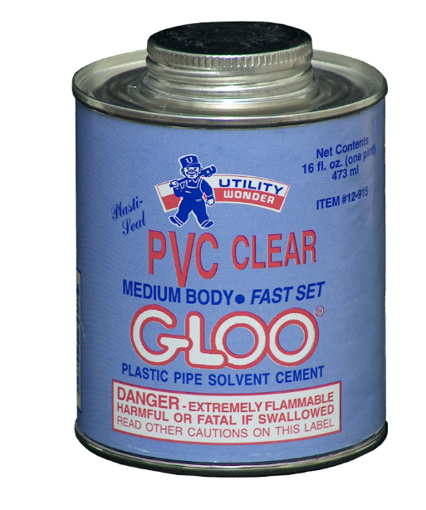 Picture of 12-915 PLASTI-SEAL PVC MEDIUM CLEAR GLOO