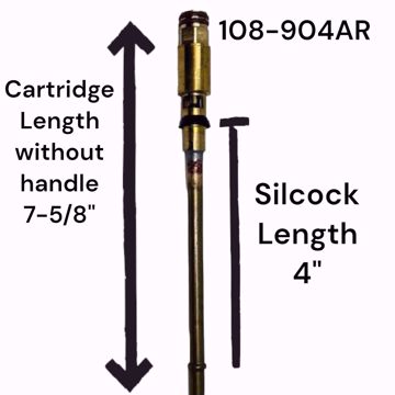 Picture of 108-904AR  4 INCH LEGEND T-550 ORIGINAL-FIT CARTRIDGE AND STEM ASSEMBLY