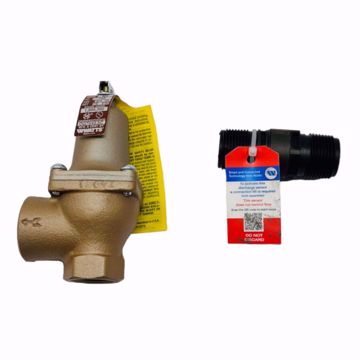 Picture of 0382456 WATTS 740 3/4 X 1 RELIEF VALVE SET AT 75 PSI