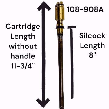Picture of 108-908A 8 INCH LEGEND T-550A IMPROVED FLOW CARTRIDGE AND STEM ASSEMBLY