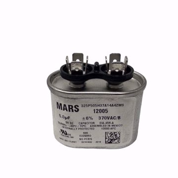 Picture of 12005 5MFD 370VAC OVAL RUN CAPACITOR