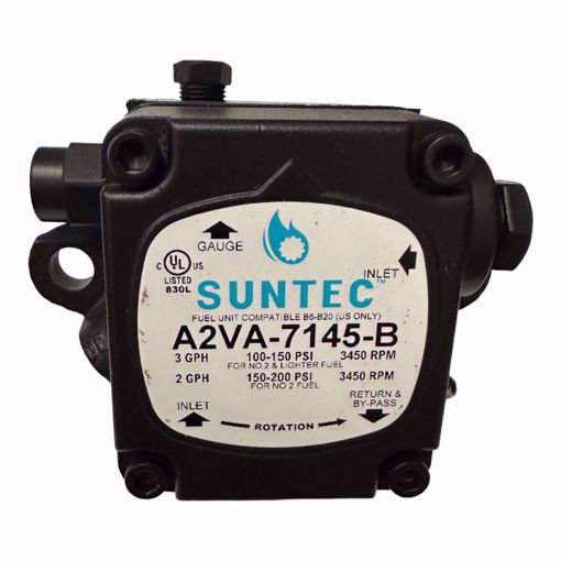 Picture of SUNTEC A2VA-7145 OIL PUMP RH-RH, 3450 RPM, 3 GPH, 150/200 psi A2VA-7145B  A2VA7145