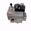 Picture of 720-472 STANDING PILOT DUAL GAS VALVE CONTROL 24 VOLT 1/2" INLET X 1/2" OUTLET OR OPTIONAL 1/2" SIDE OUTLETS WITH PLUGS, CAPACITY 150,000 BTU, COMES WITH ONE 1/2" X 3/8" REDUCING BUSHING. ALSO HAS REGULATOR K