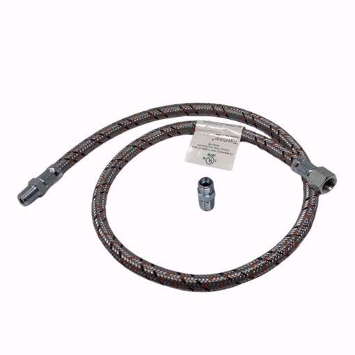 Picture of S220-36 FLEXIBLE OIL LINE BRAIDED STEEL OUTSIDE 1/4 INCH NPT