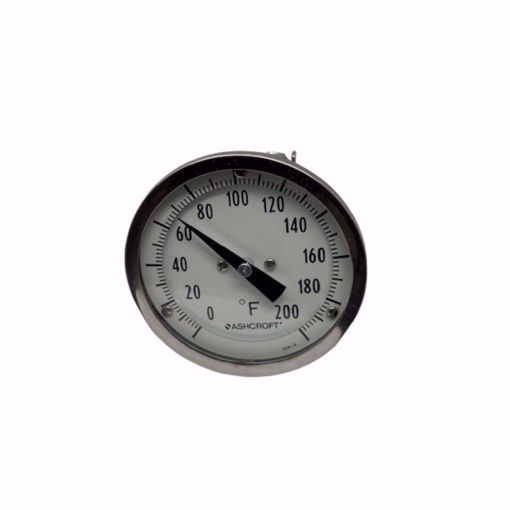 Picture of 7KA-39286-012 3 BIMETAL THERMOMETER 0-200 1/2 CONNECTION, 2-1/2 STEM