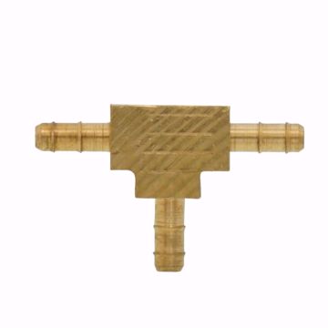 Picture of BARBED BRASS STRAIGHT TEE 5/32 IN. X 5/32 IN. X 5/32 IN.