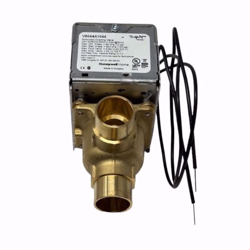 Picture of HONEYWELL HOME V8044A1044 DIVERTING VALVE 24/60 3/4 SWEAT. 7 CV 10 PSI CLOSE-OFF.