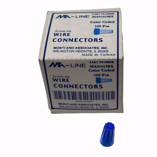 Picture of MA01019BX "Twiston" Wire Connector Blue Boxed (100/Pkg.)