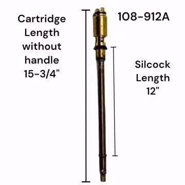 Picture of 108-912A 12 INCH LEGEND T-550A IMPROVED FLOW CARTRIDGE AND STEM ASSEMBLY