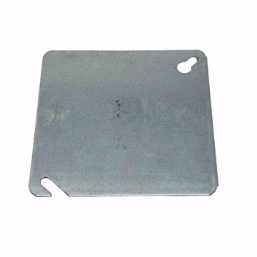 Picture of MA-E554 4" Square Flat Blank Cover (50/Pkg)