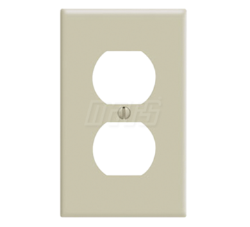 Picture of 84809 WALL PLATE DPL REC IVR