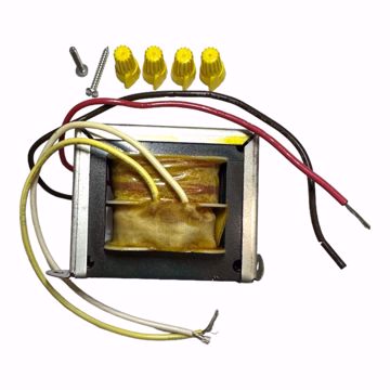 Picture of 620-758 480 VOLT PRIMARY, 24 VOLT SECONDARY, 75VA, FOOT MOUNT TRANSFORMER WITH 8" WIRE LEADS