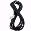 Picture of MA-09709 9' 16/3 Black, Three Conductor, SJTW, 125v, 13a Rating Power Supply Cord UL Listed
