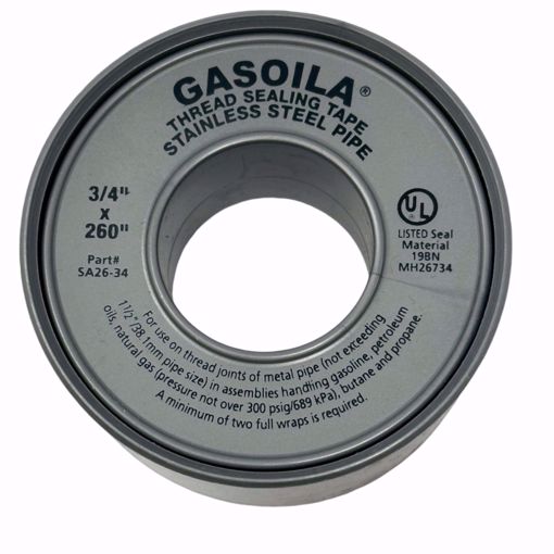 Picture of SA26-34 NICKEL PTFE TAPE FOR STAINLESS STEEL 3/4IN X 260IN ROLL