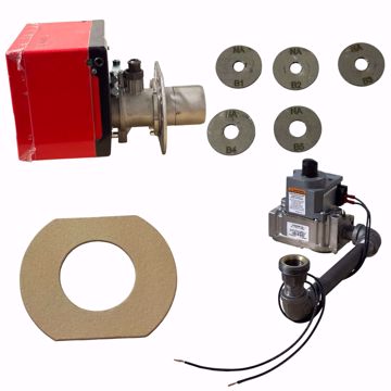 Picture of C8552115 RIELLO R40 GAS200 GAS BURNER WITH SHORT TUBE AND 1/2" GAS TRAIN 120V, 1 PHASE