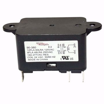 Picture of 90-380 WHITE RODGERS FAN RELAY-TYPE 184 24V COIL SPNO/SPNC