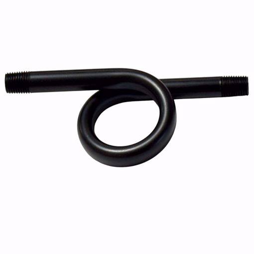 Picture of 1706002 Wal-Rich  1/4 BLACK IRON STRAIGHT PIGTAIL