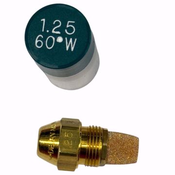 Picture of 00125-60W1 DELAVAN 1.25 GPH 60° W NOZZLE W/ SINTERED FILTER
