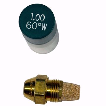 Picture of 00100-60W1 Delavan 1.00 GPH 60° W Semi Solid  Cone Oil Burner Nozzle 10060W SemiSolid Cone Nozzle