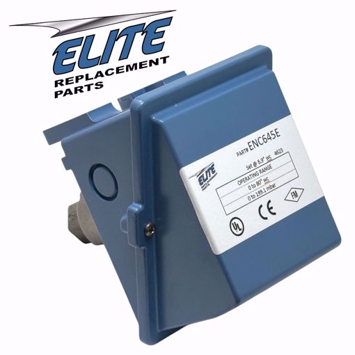 Picture of Elite ENC645E 1/4 INCH NPT PRESSURE SWITCH 0-80 IN. W.C.